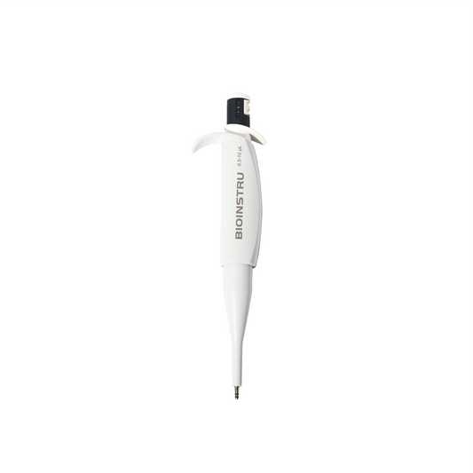 LabWave Single Channel Adjustable Pipette, 0.5–10 μL, White