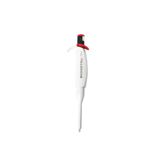 LabWave Single Channel Adjustable Pipette, 5–50 μL, Red