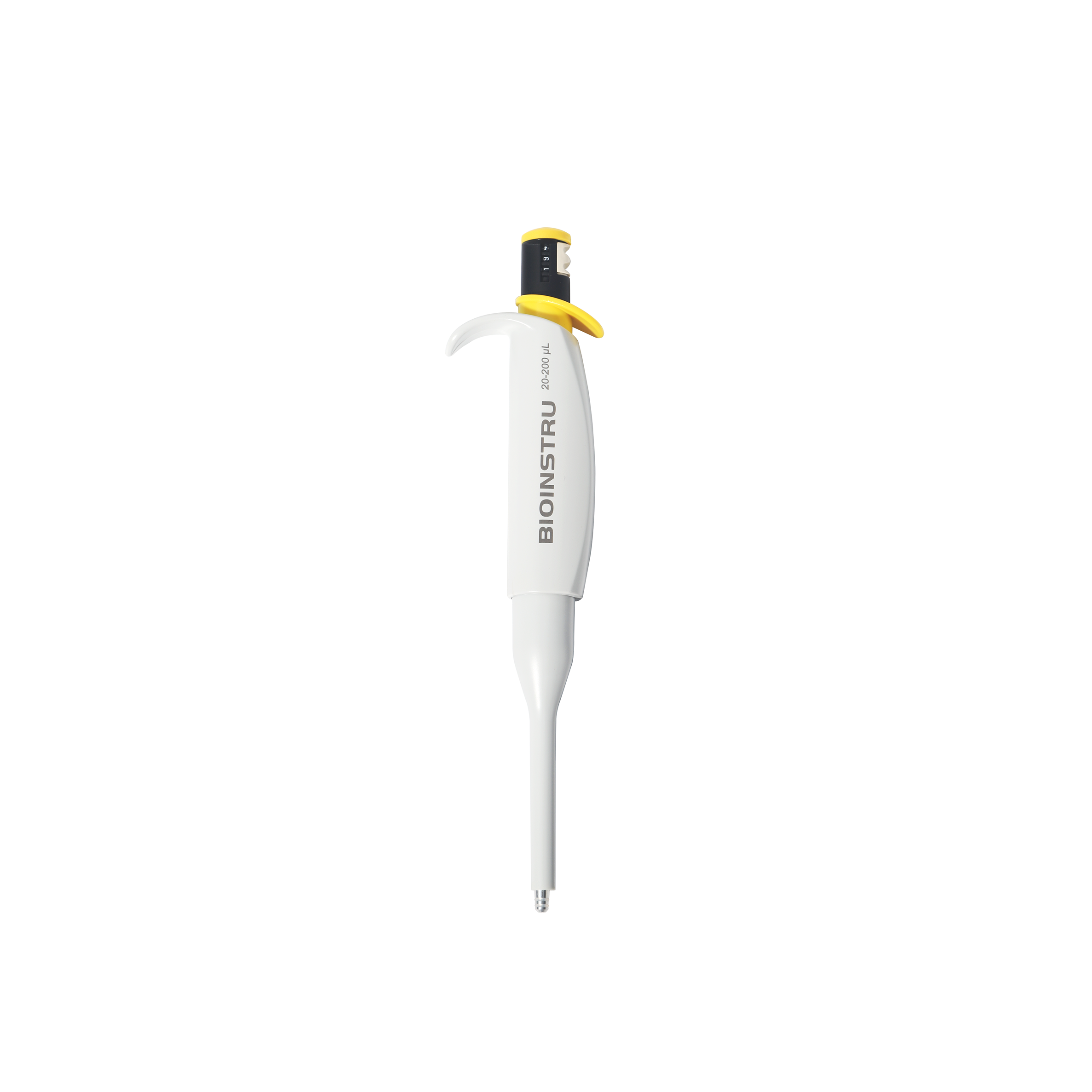 LabWave Single Channel Adjustable Pipette, 20–200 μL, Yellow