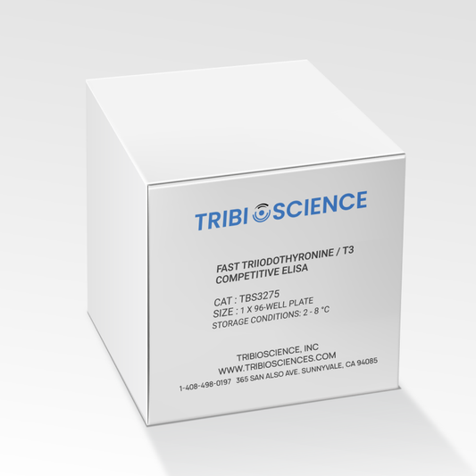 Fast Triiodothyronine/ T3 Competitive ELISA, 1step and 1hr